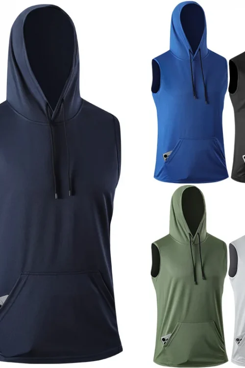 [USA Size] Quick-Dry GYM T-Shirt Sports Streetwear Fashion Hoodie T Shirt Black 2025 Summer Short Sleeves Top Tees Tshirt