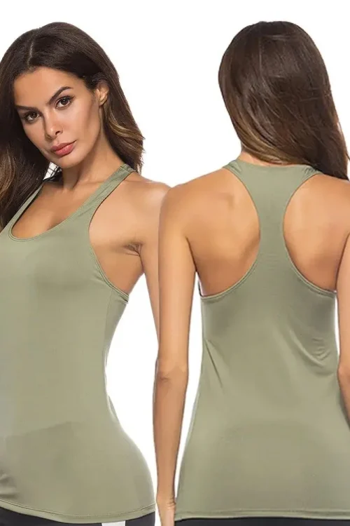 2024 Women Gym Tops Sleeveless Yoga Top Women Fitness Shirt Gym Vest Running workout Sports Tops Backless Shirt